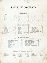 Table of Contents, Green County 1902